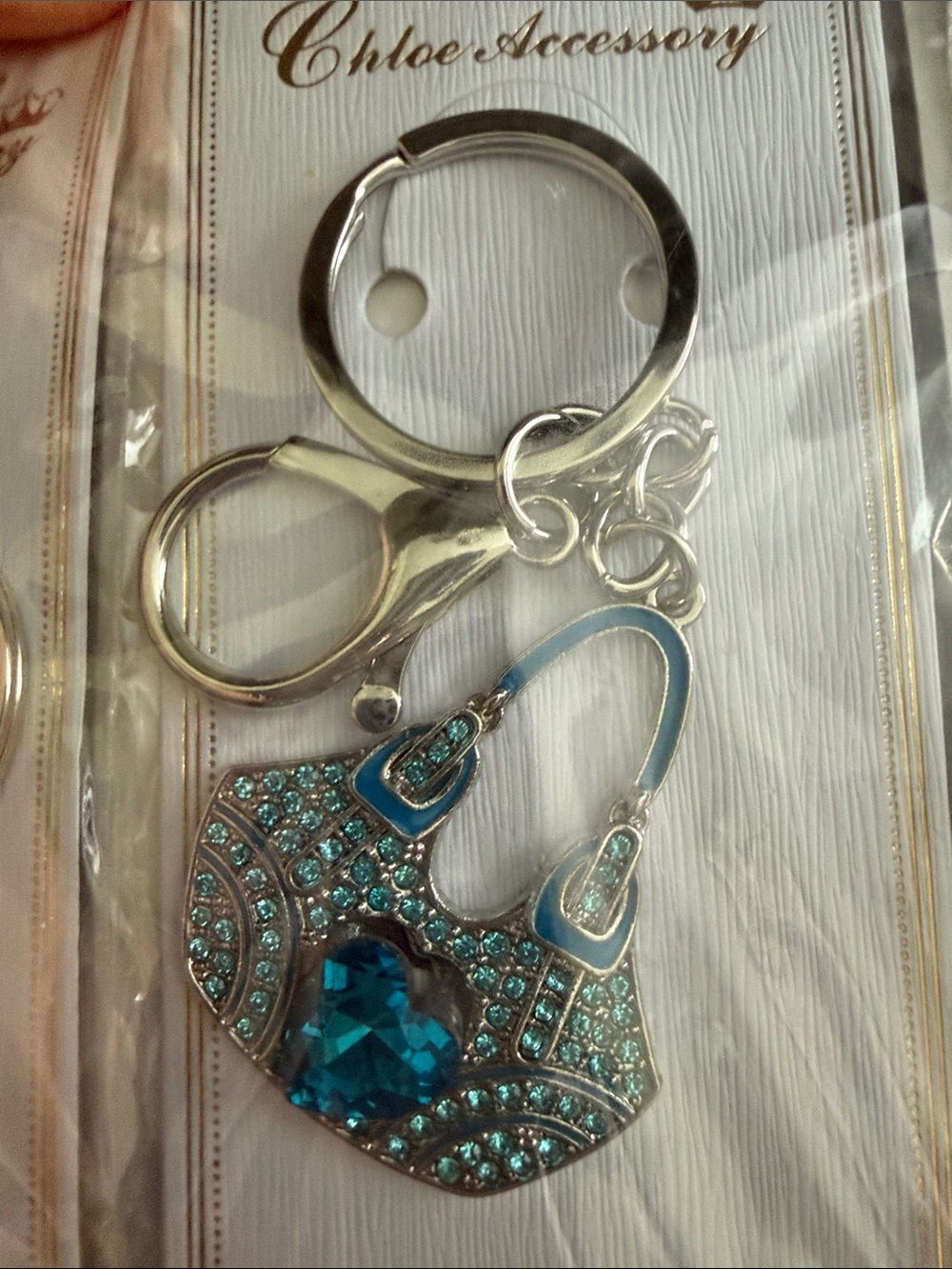3 for $10 Crystal Handbag Keychains - Crystals in Various Colors. NWT.